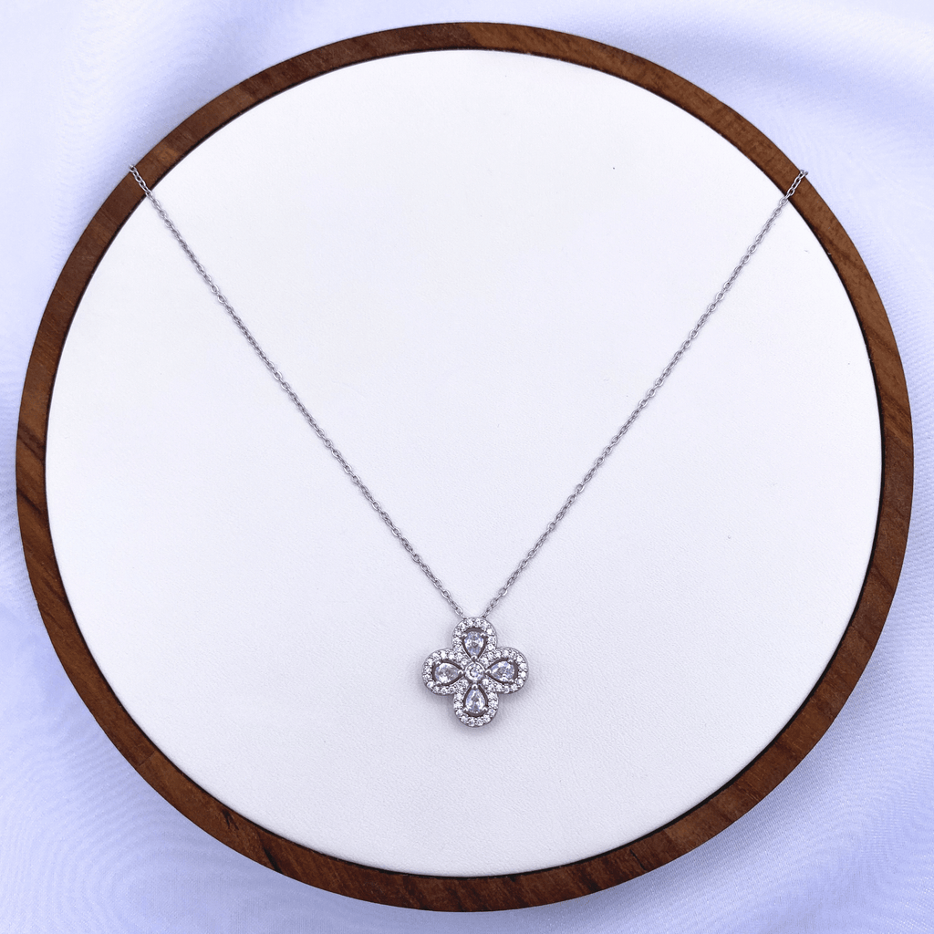 Orinella Necklace in Rhodium