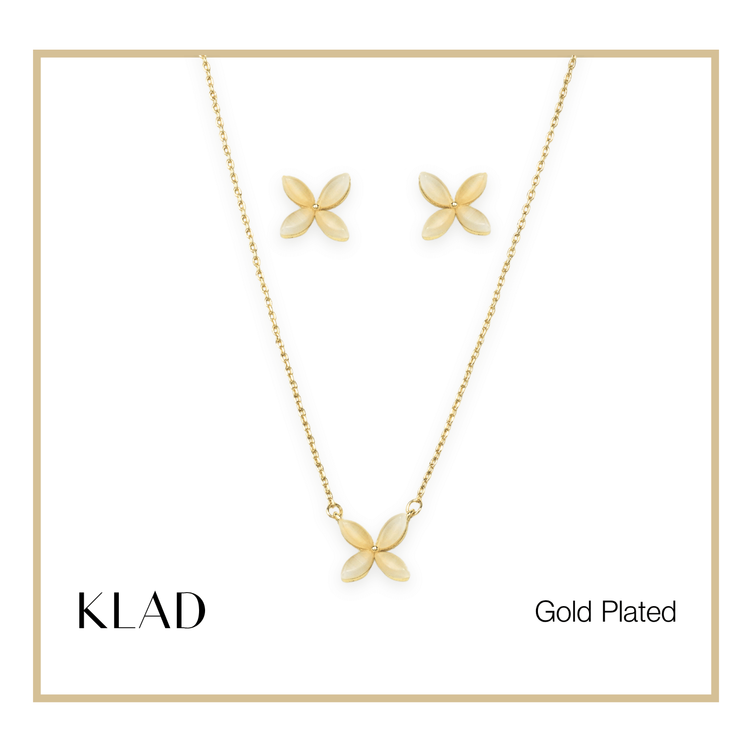 Caldris Jewelry Set in Gold
