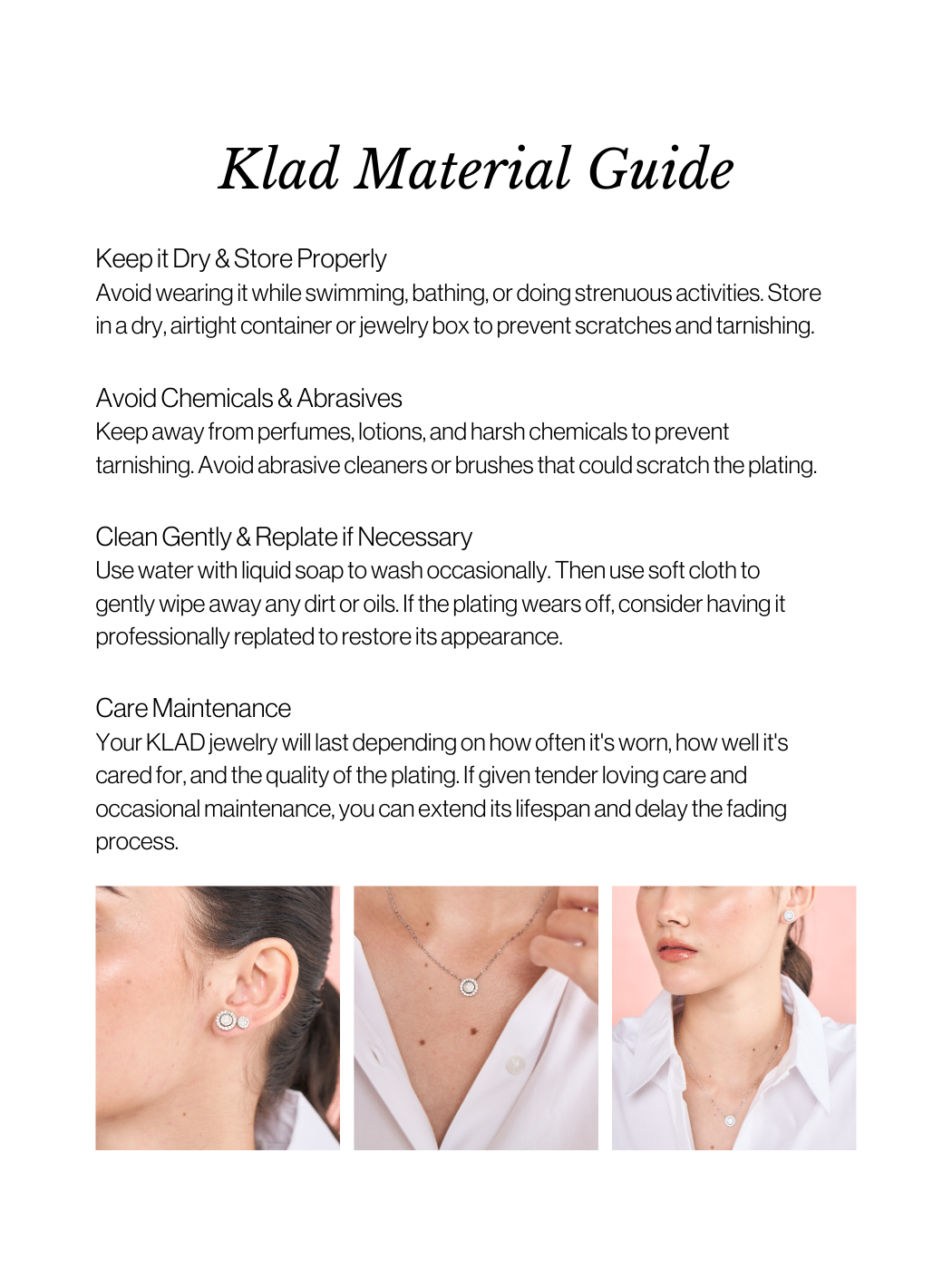 Zia Stud Earrings in Rhodium