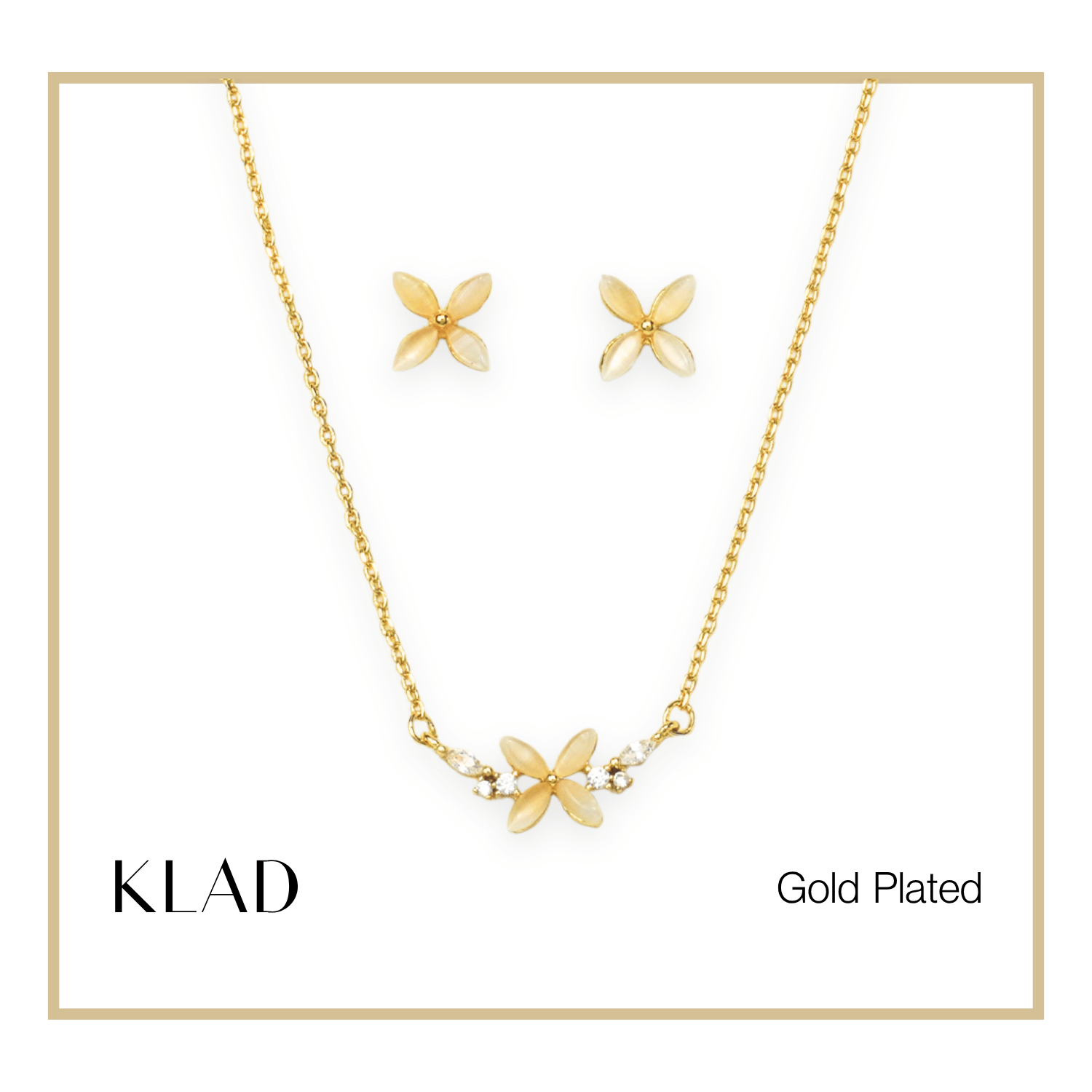 Caryz Jewelry Set in Gold