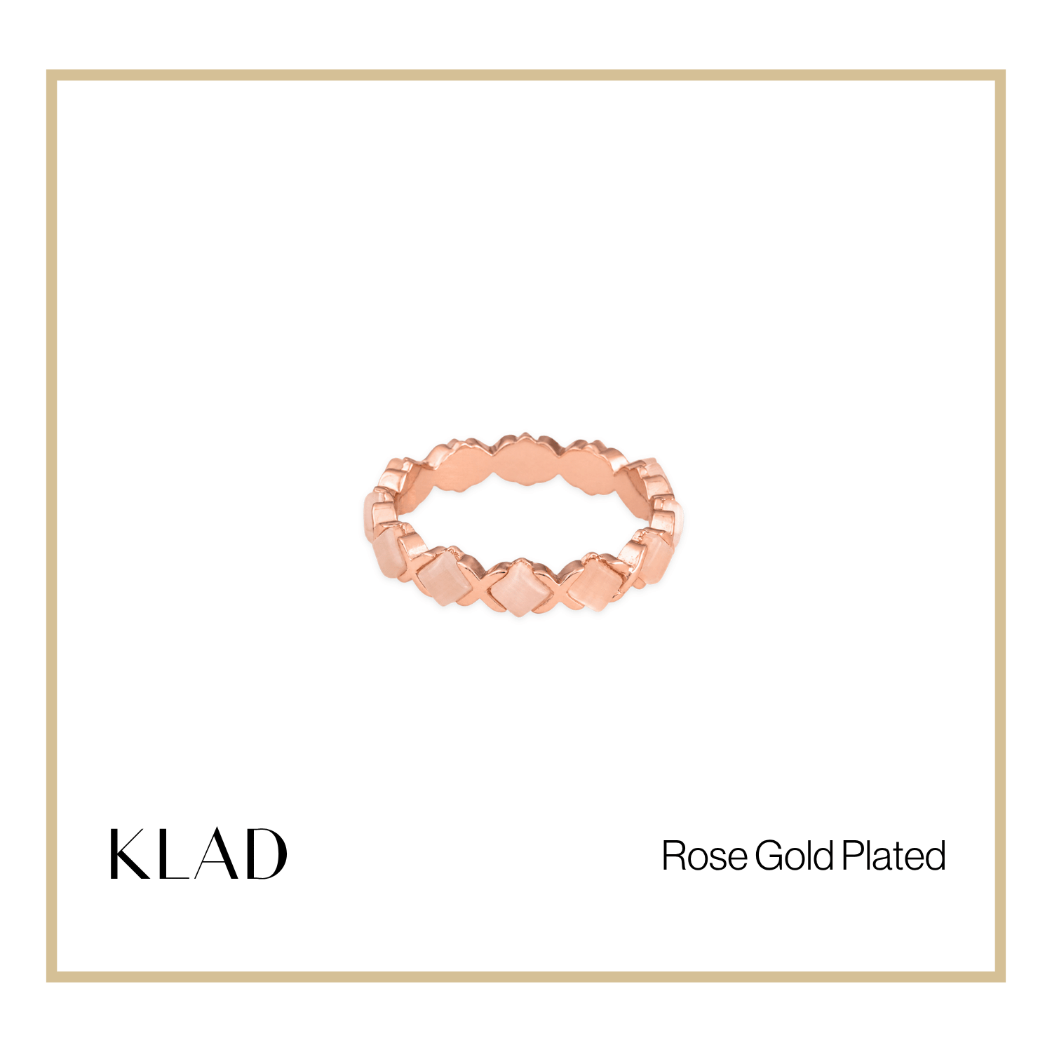 Cervina Ring in Rose Gold