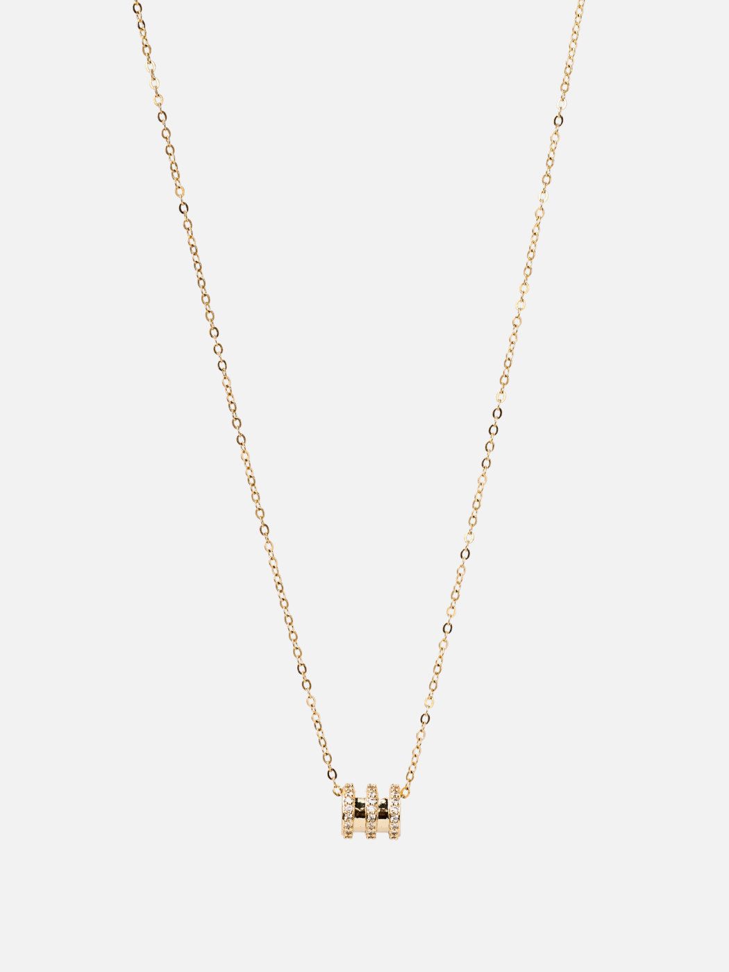 chandrae pendant necklace in gold