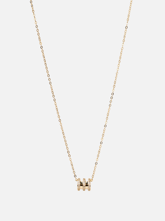 Chandrae Pendant Necklace in Gold