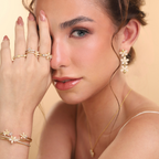 Carolyn Earrings in Gold