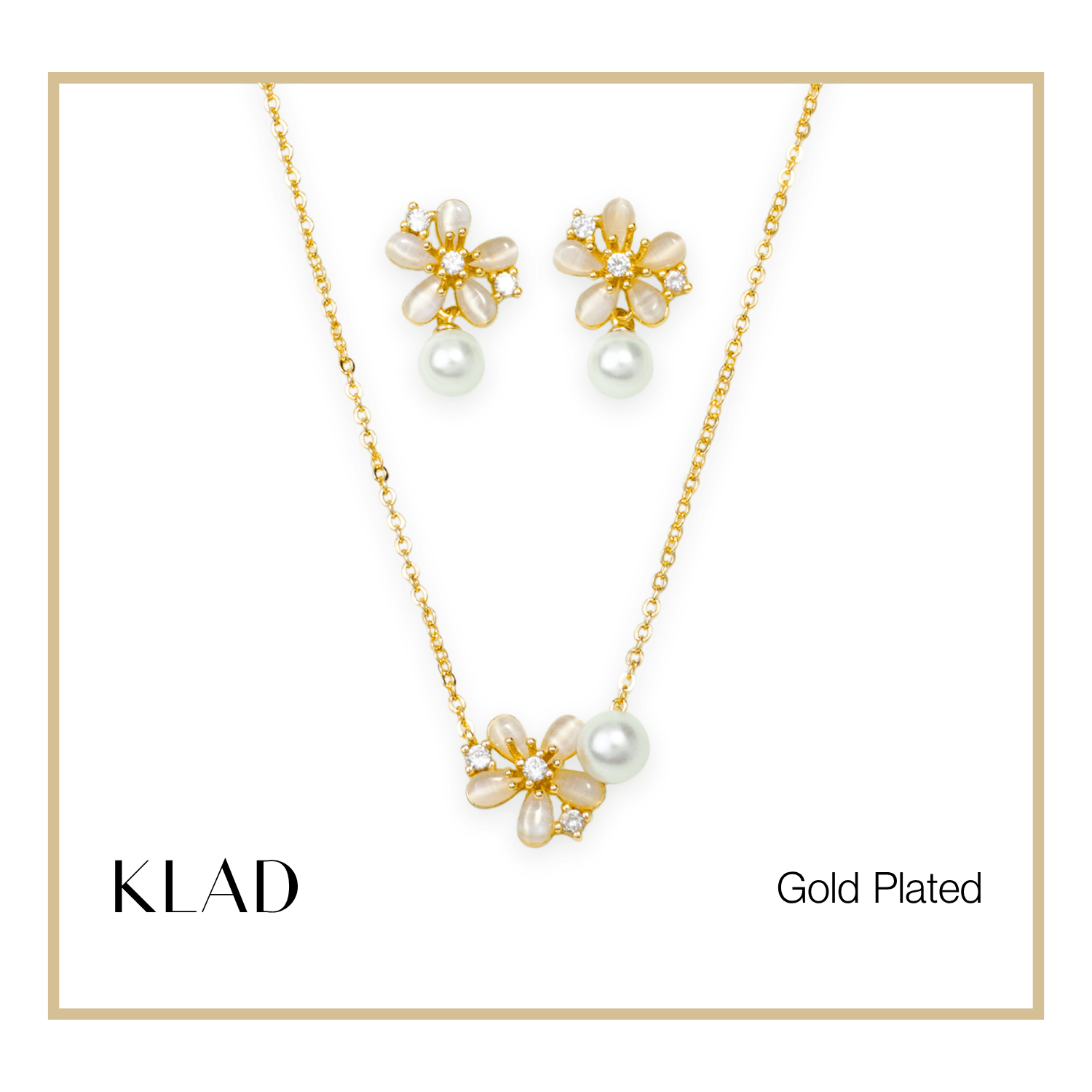 Clarynth Jewelry Set in Gold