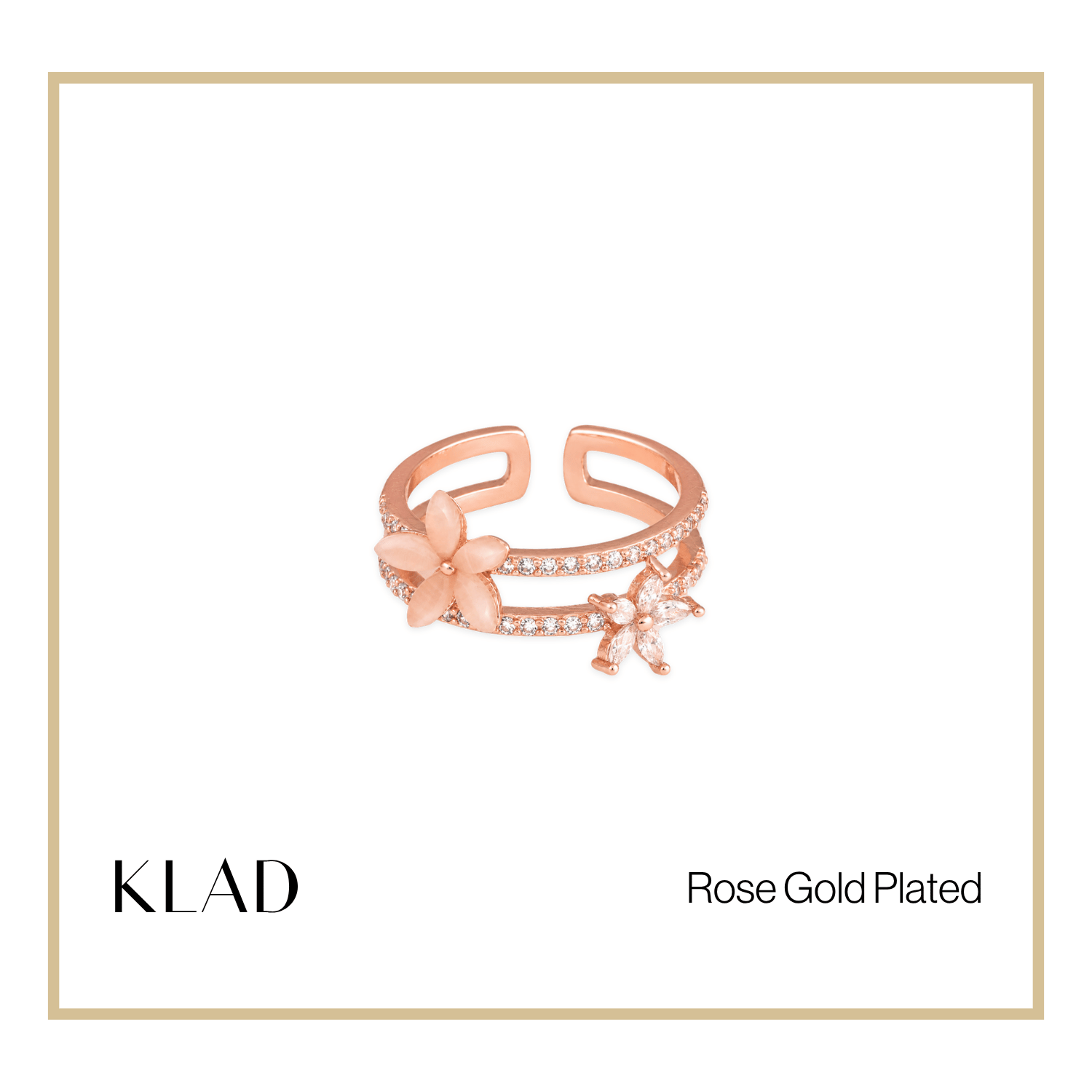 Coris Ring in Rose Gold