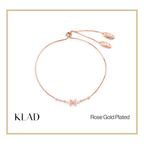 Corvynne Adjustable Bracelet in Rose Gold