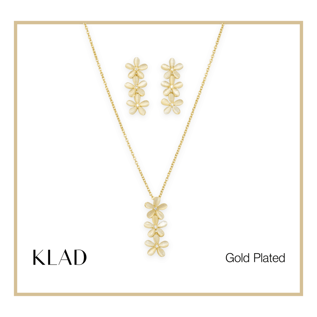 Crianna Jewelry Set in Gold