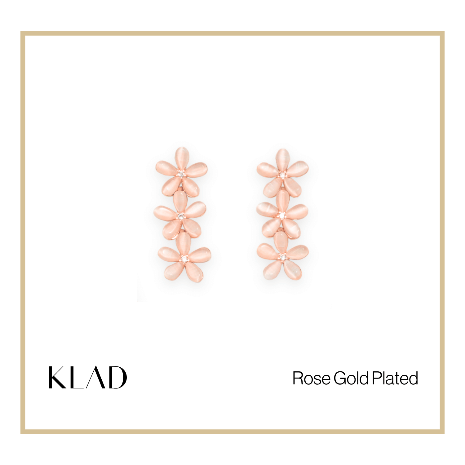 Crianna Jewelry Set in Rose Gold