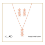 Crianna Jewelry Set in Rose Gold