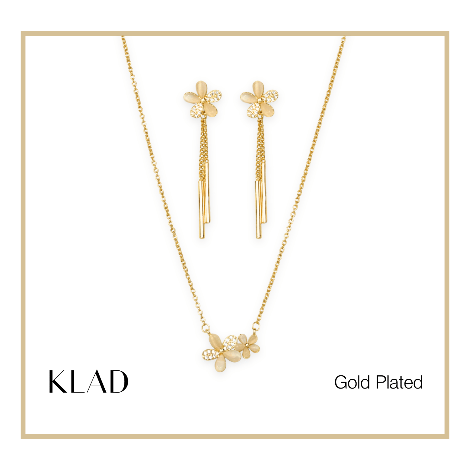 Crizha Jewelry Set in Gold