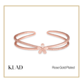Cynia Bangle in Rose Gold