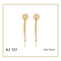 Cyralis Dangling Earrings in Gold