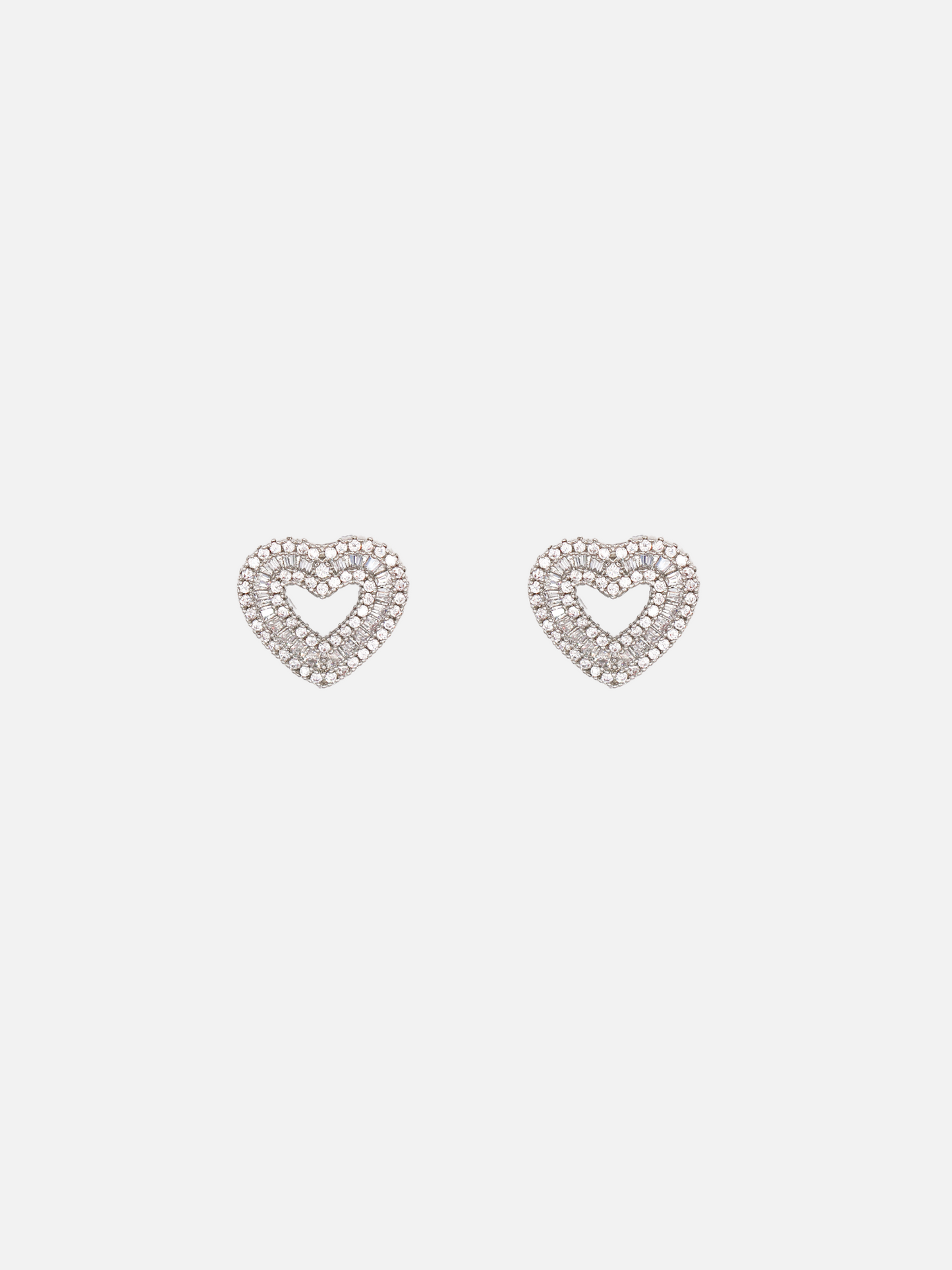 czarina studs in rhodium