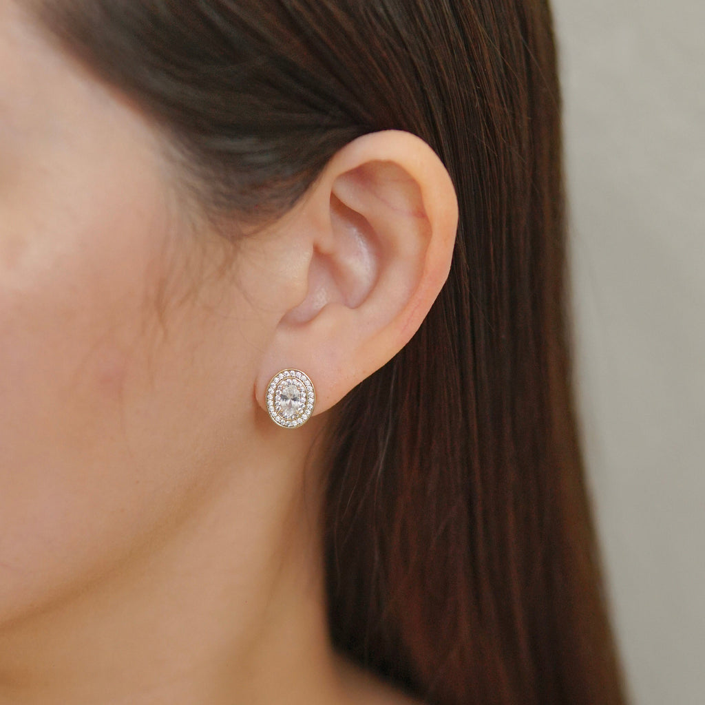 Xymara Stud Earrings in Gold