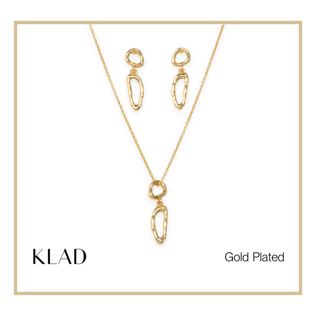 Dazia Jewelry Set in Gold