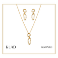 Dazia Jewelry Set in Gold