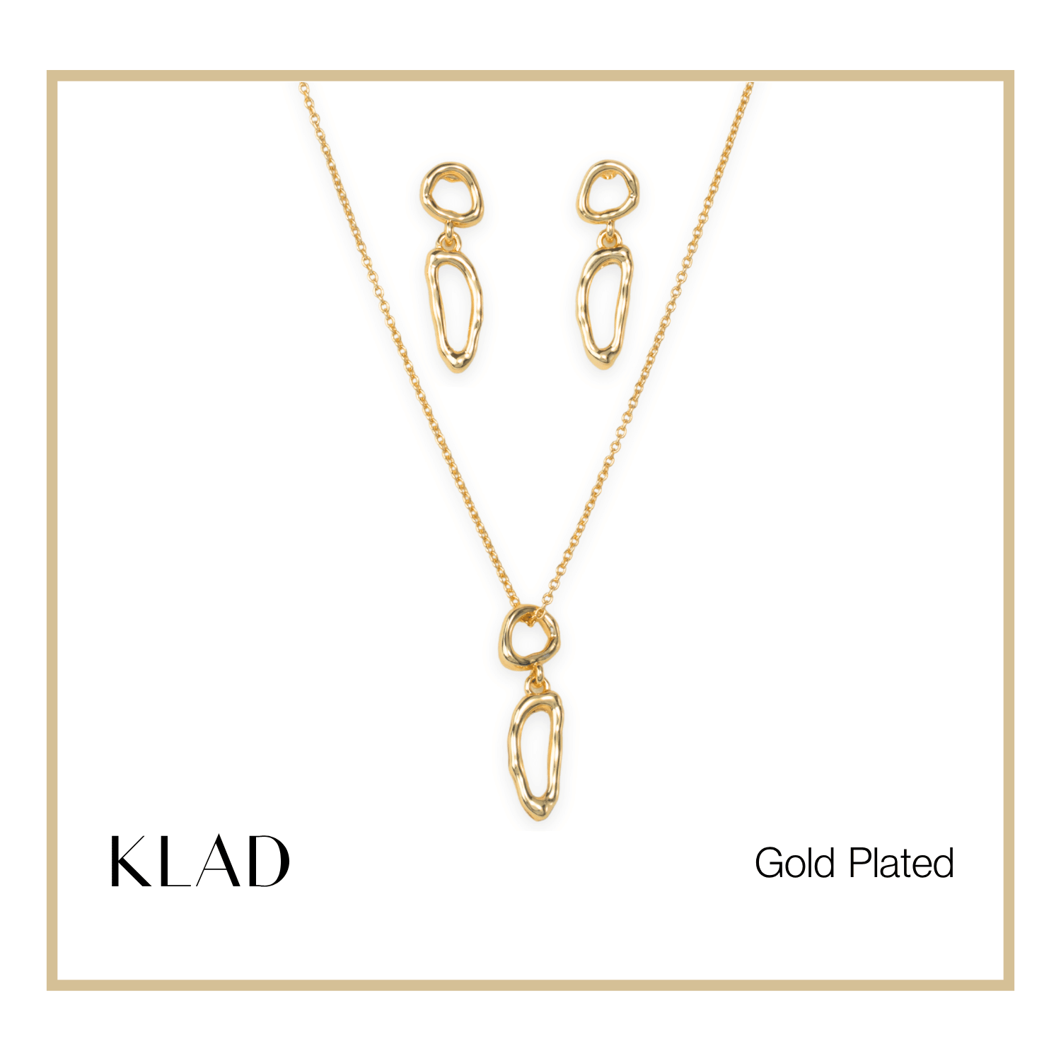 Dazia Jewelry Set in Gold