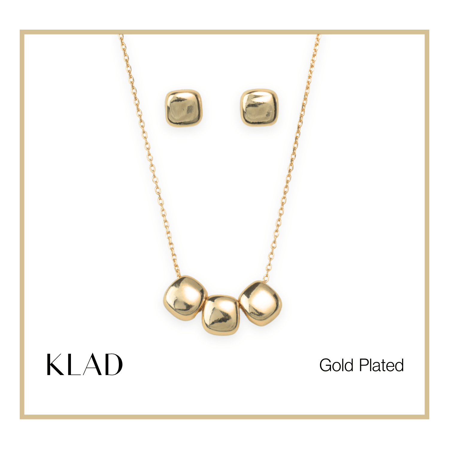 Devina Jewelry Set in Gold
