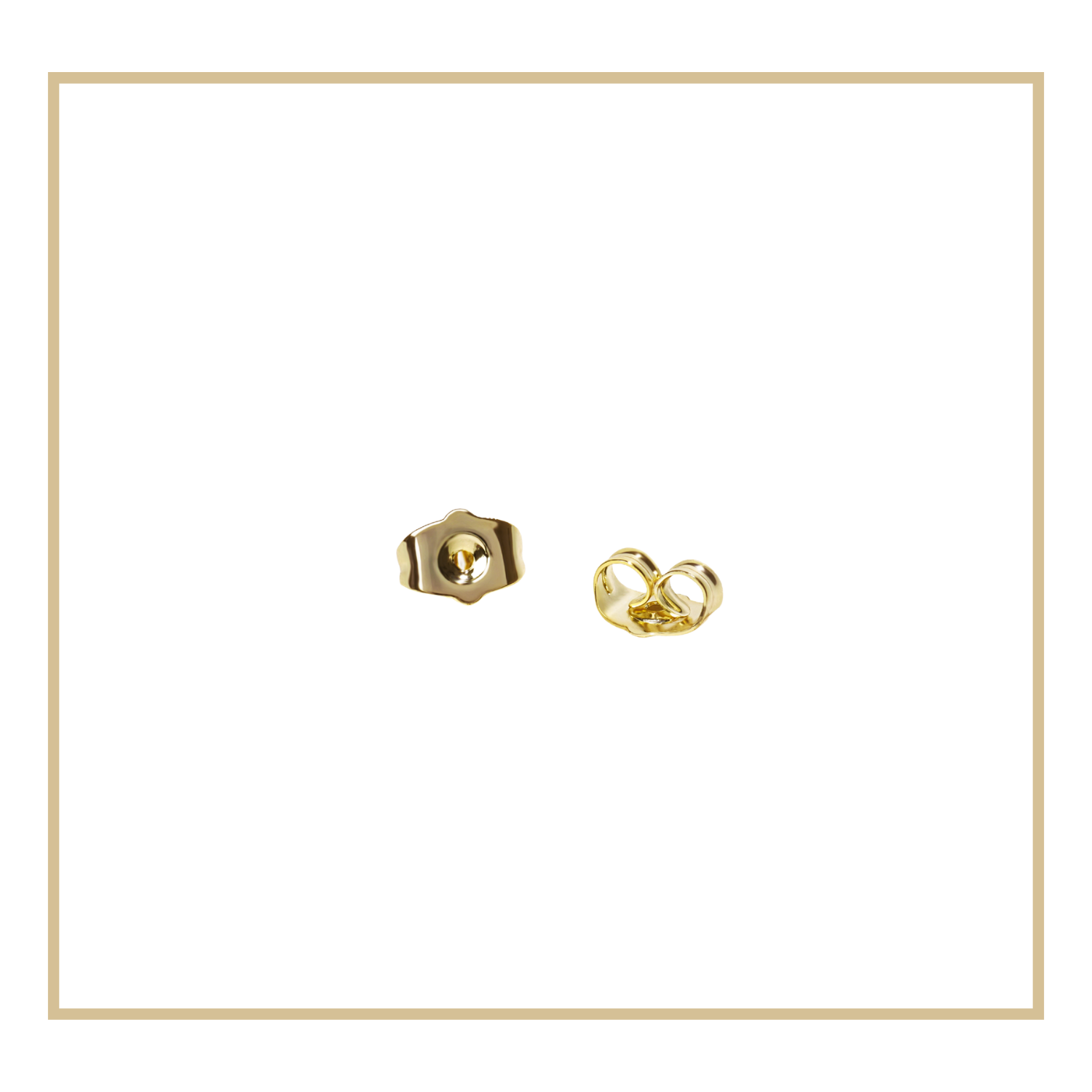 Classic Earring Lock in Gold