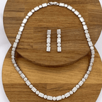 Eden Set in Rhodium