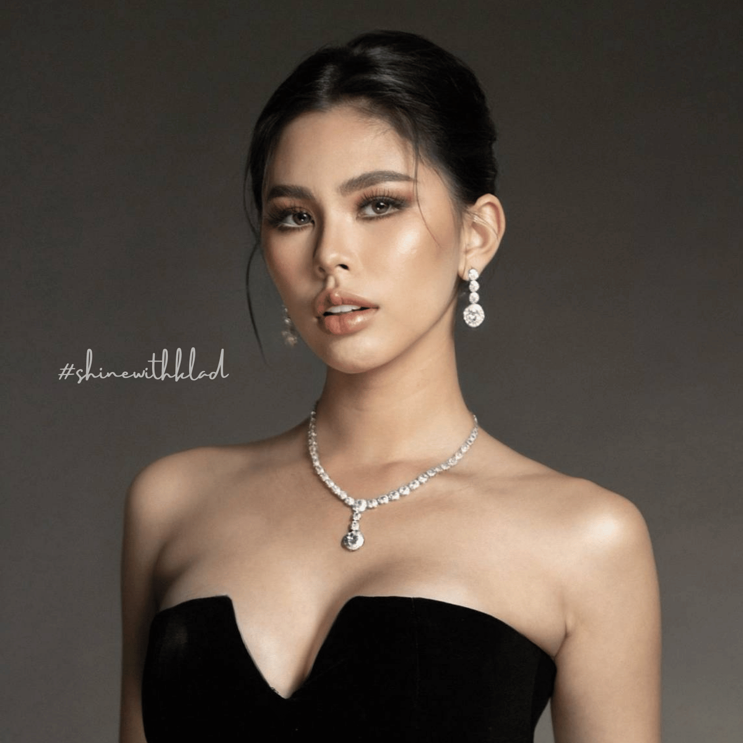 Elcie Set in Rhodium