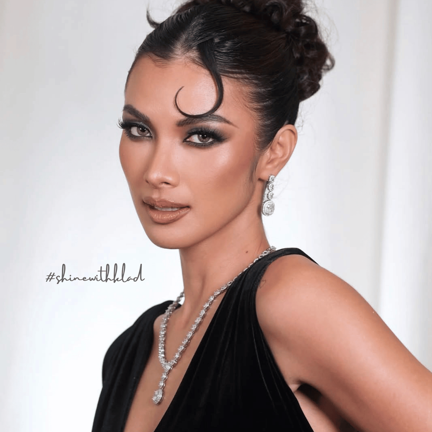 elcie set in rhodium
