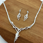 Elize Set in Rhodium