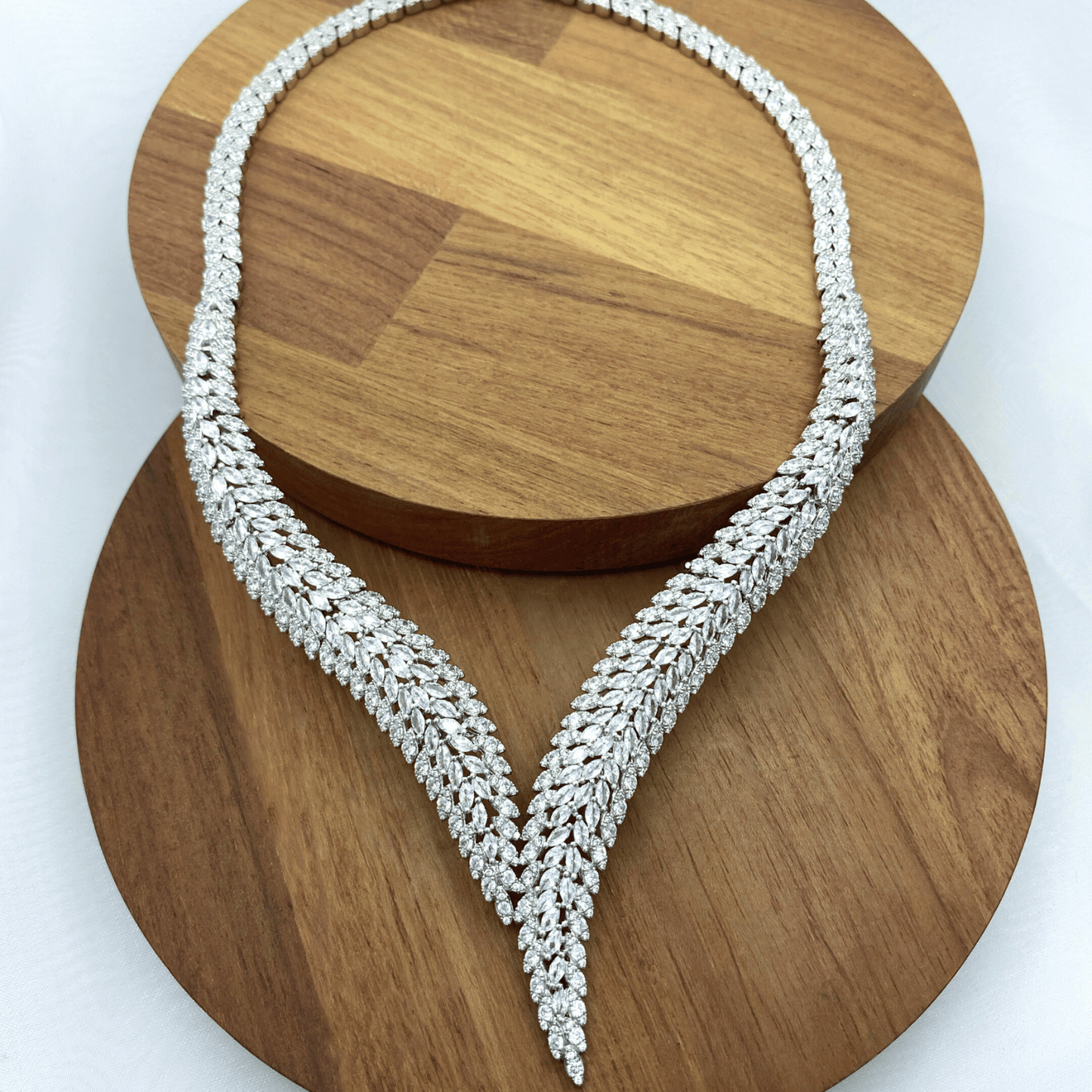 eloize necklace in rhodium