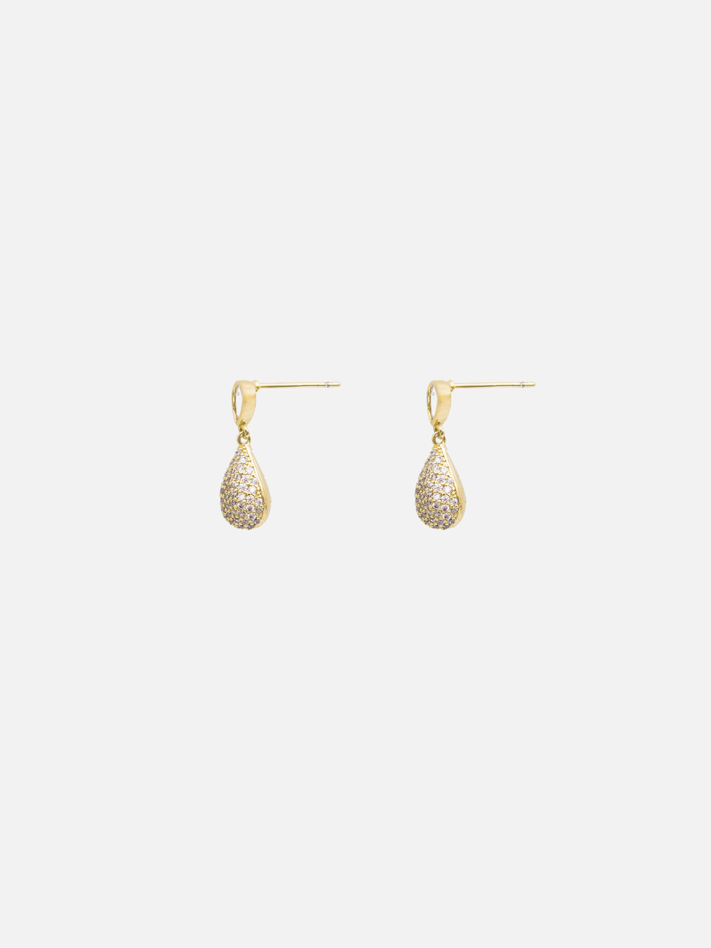 Emani Drop Studs in Gold