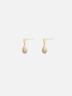 Emani Drop Studs in Gold
