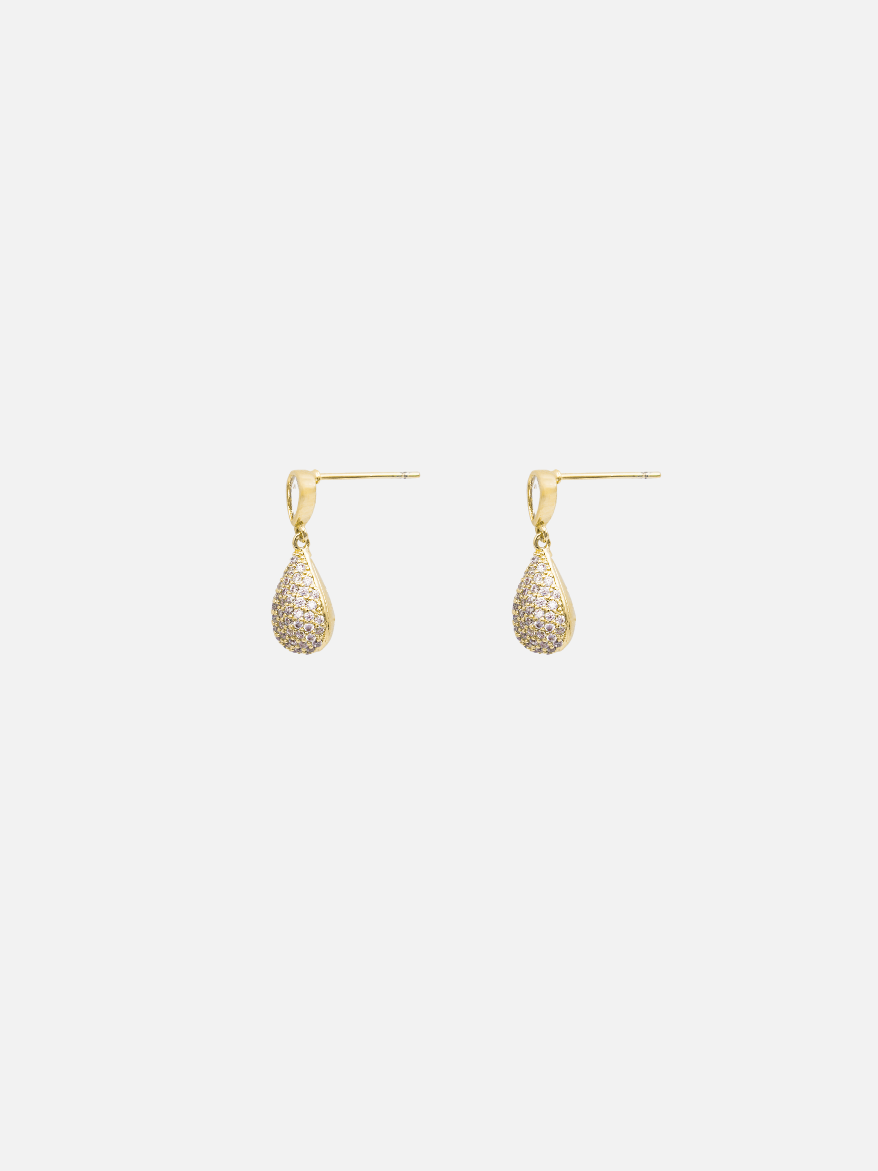 Emani Drop Studs in Gold
