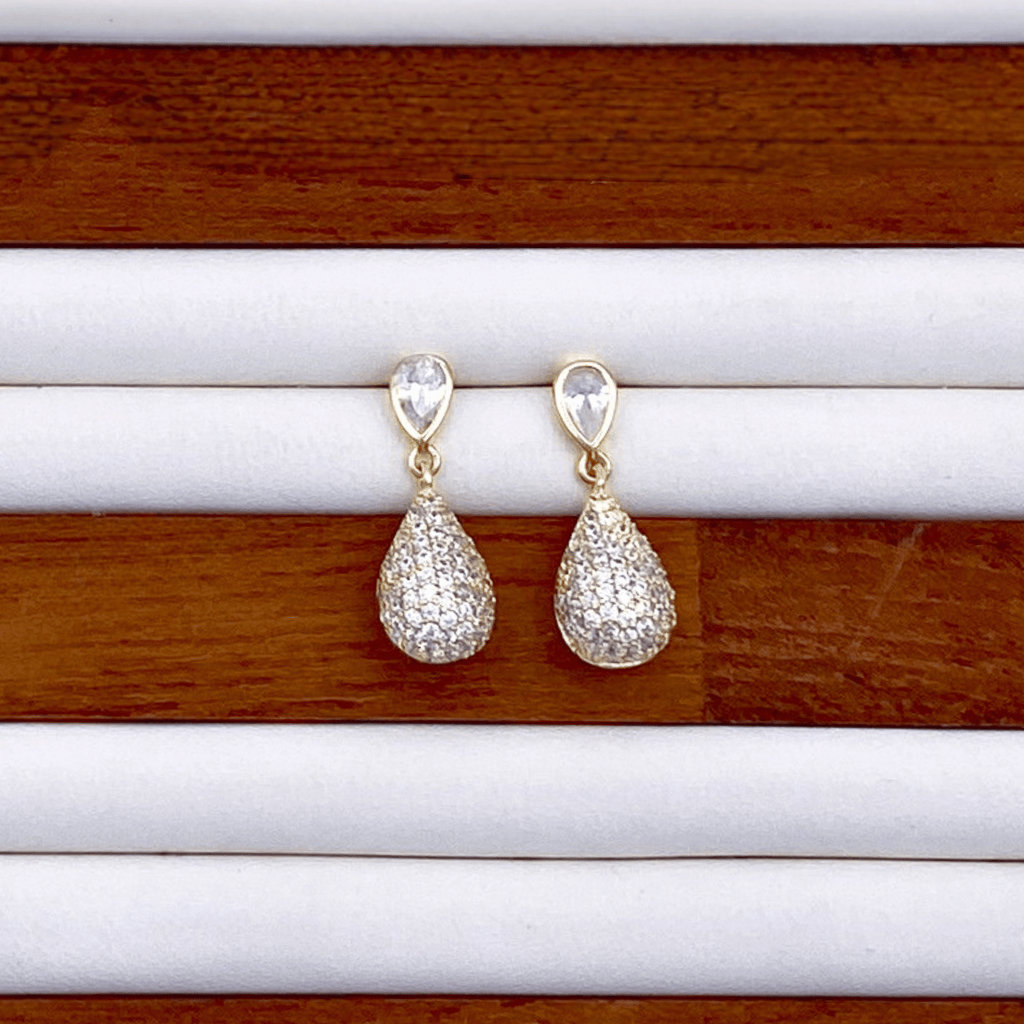 Emani Drop Earrings in Gold