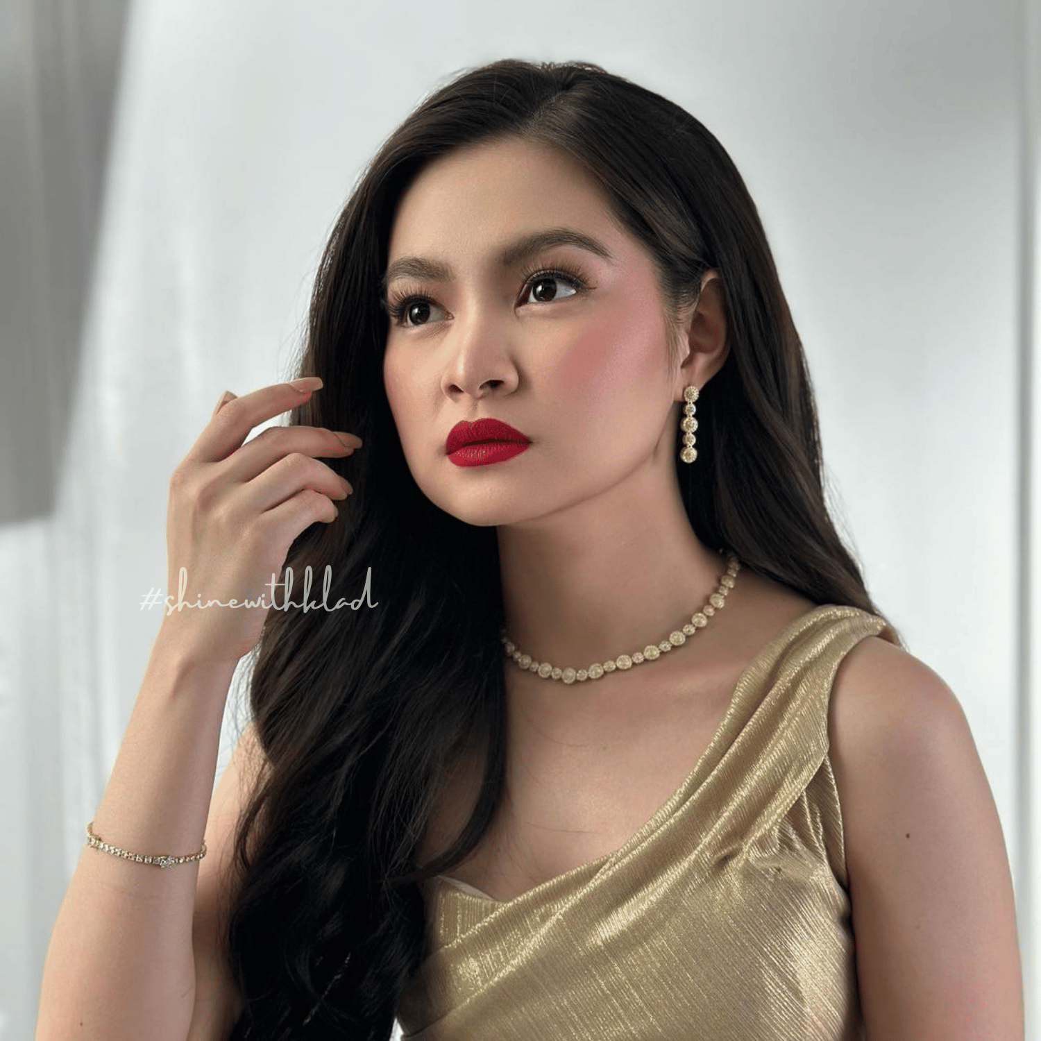 Emelie Set in Rhodium