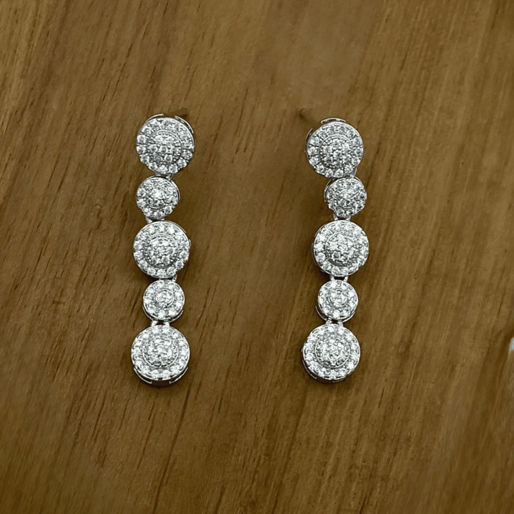 Emelie Set in Rhodium