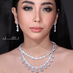 Emelie Set in Rhodium