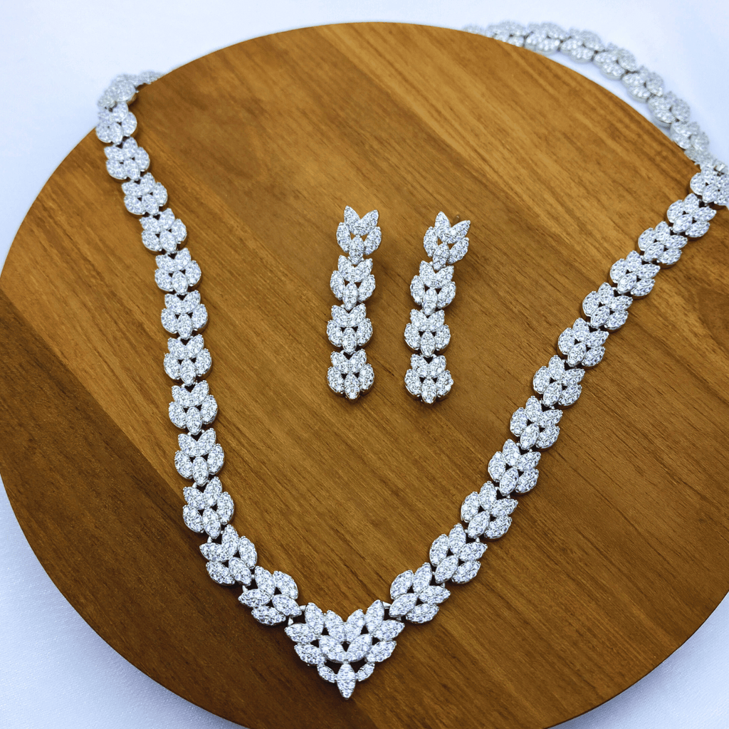 Erlyn Set in Rhodium