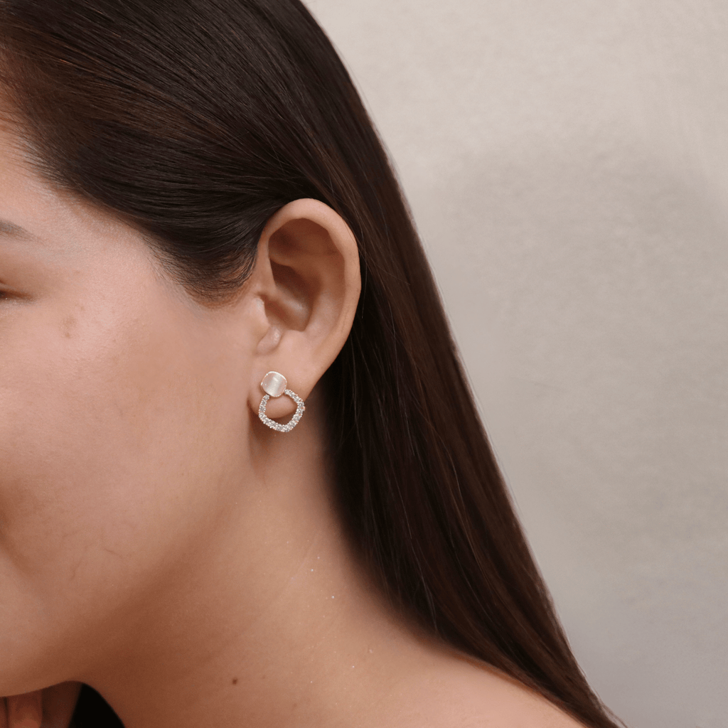 Erielle, Etta, Eileen, Eyanna, Evanna & Elia Earrings in Rose Gold