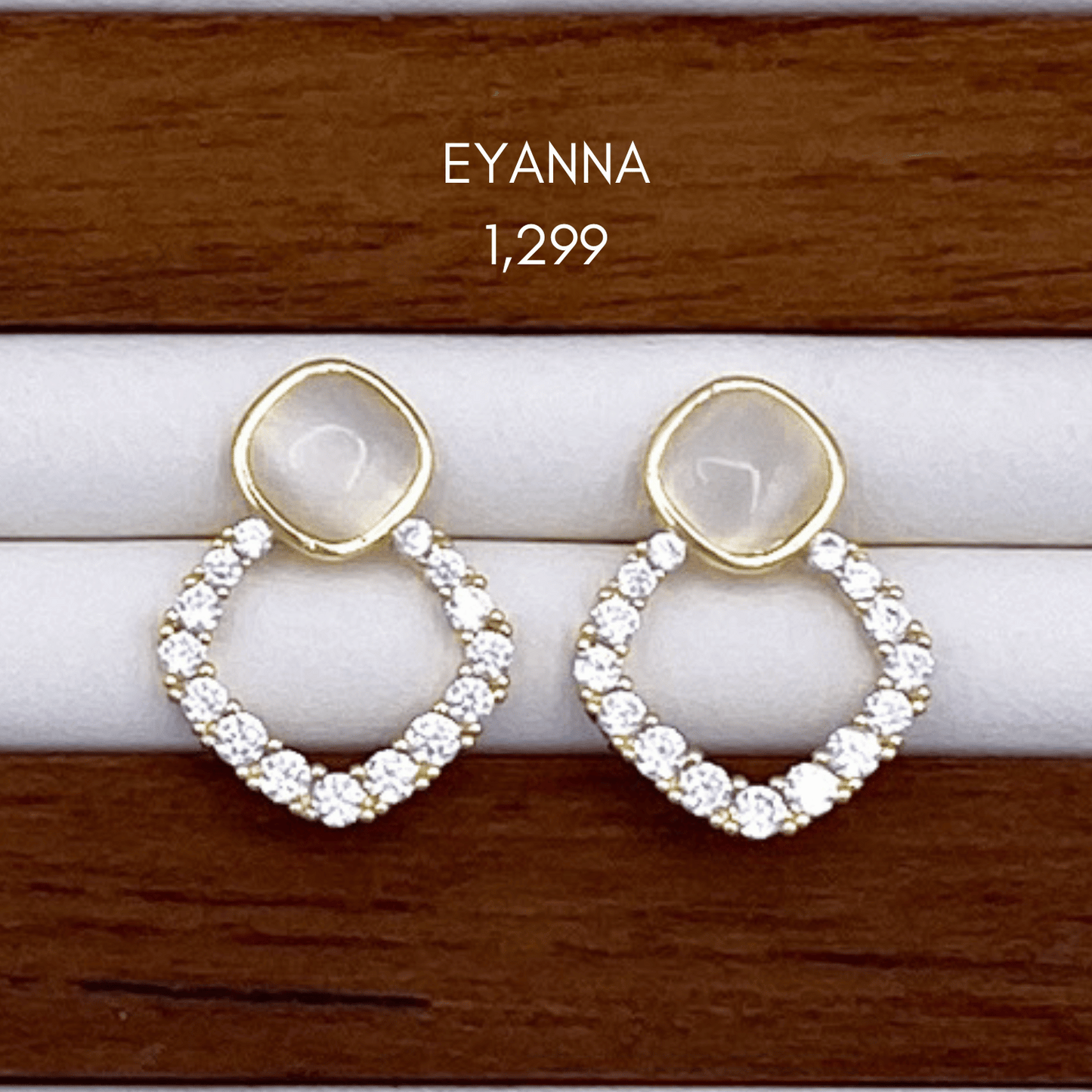 erielle, etta, eileen, eyanna, evanna & elia earrings in gold