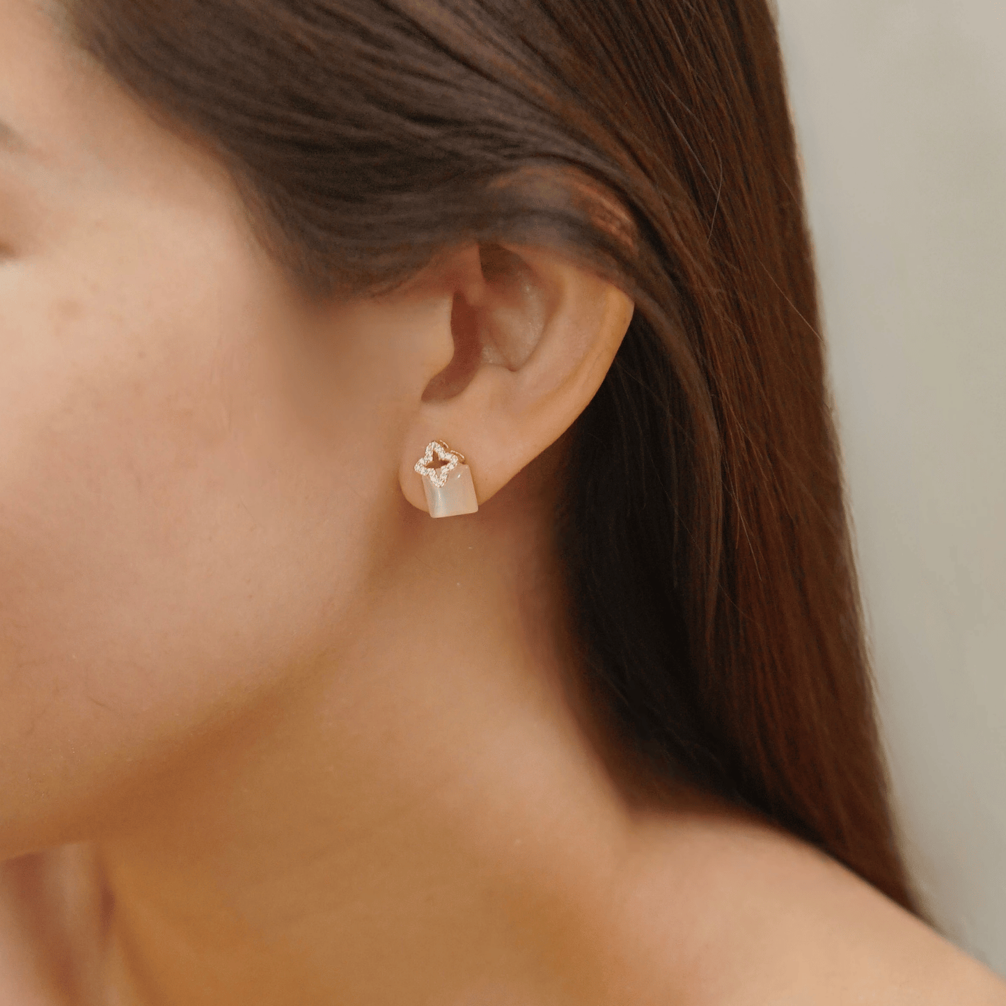 elowen, eowyn, everie, erize, emie & eleni earrings in gold