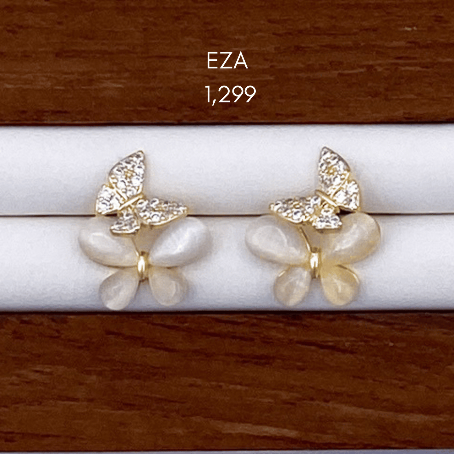 evanthe, ezisa & eza earrings in gold