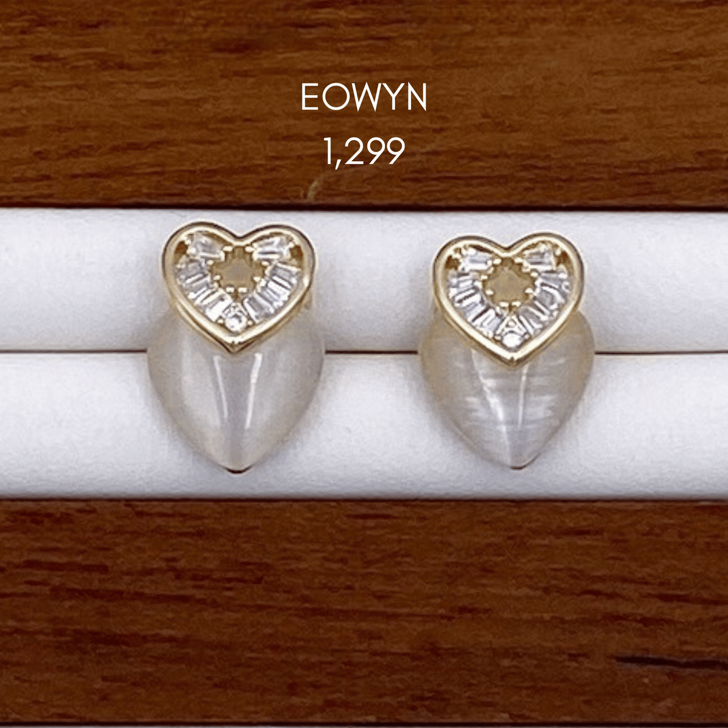 elowen, eowyn, everie, erize, emie & eleni earrings in gold