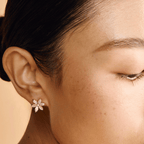Eva Stud Earrings in Gold