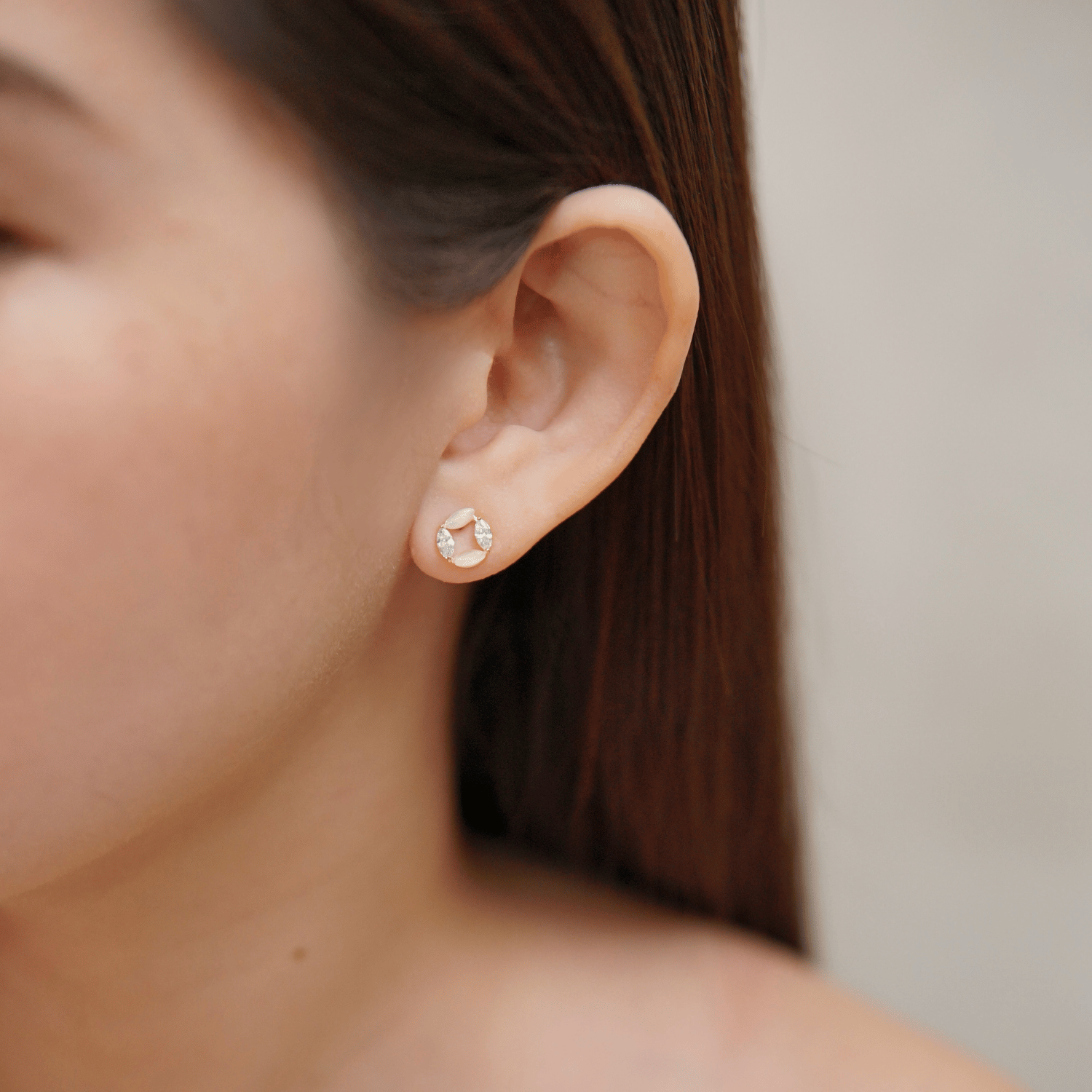 Elliope, Emeline, Evalina, Eisther, Erich & Erin Earrings in Gold