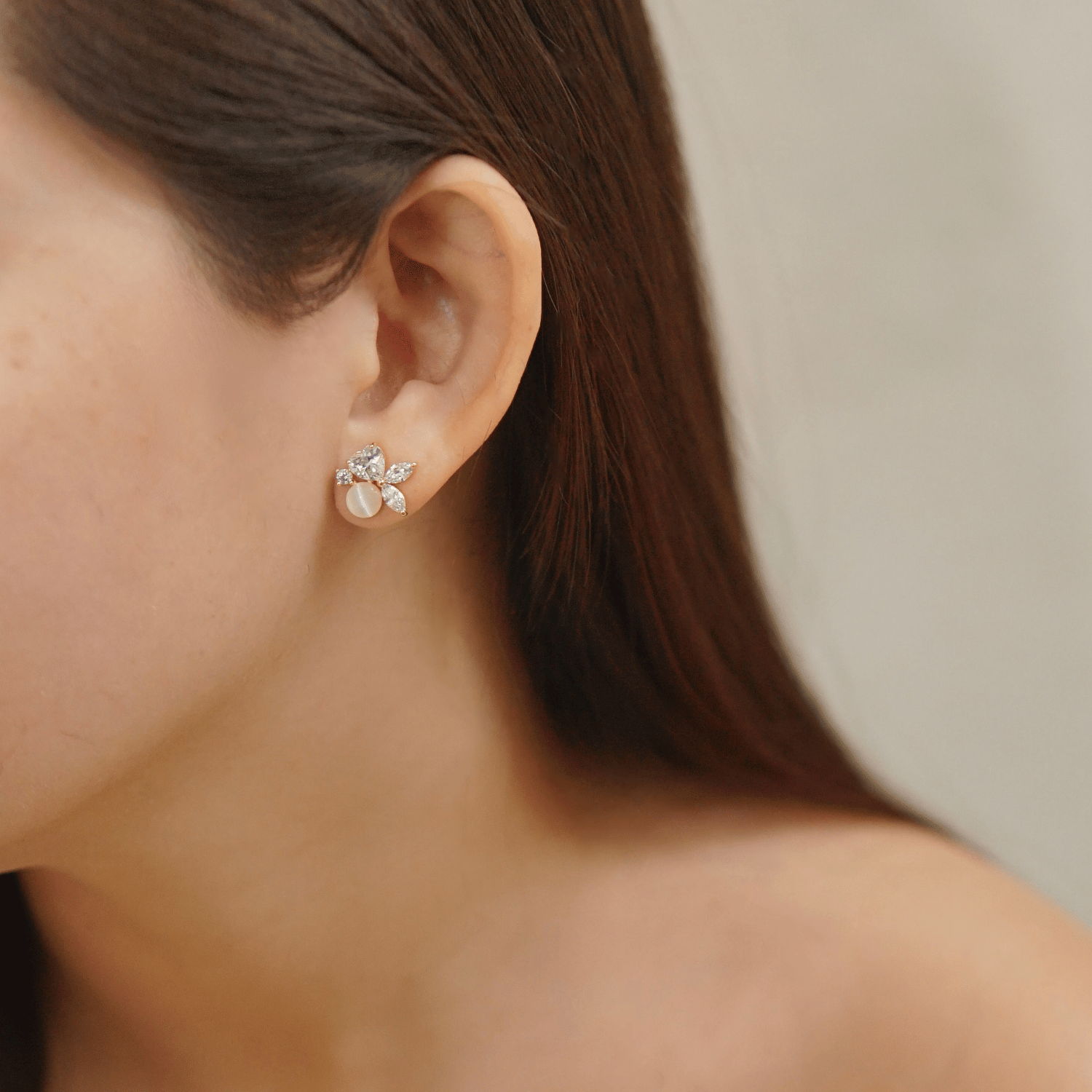 Elliope, Emeline, Evalina, Eisther, Erich & Erin Earrings in Gold