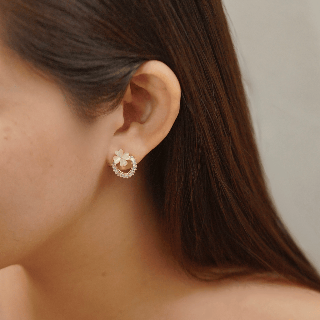 Elliope, Emeline, Evalina, Eisther, Erich & Erin Earrings in Gold