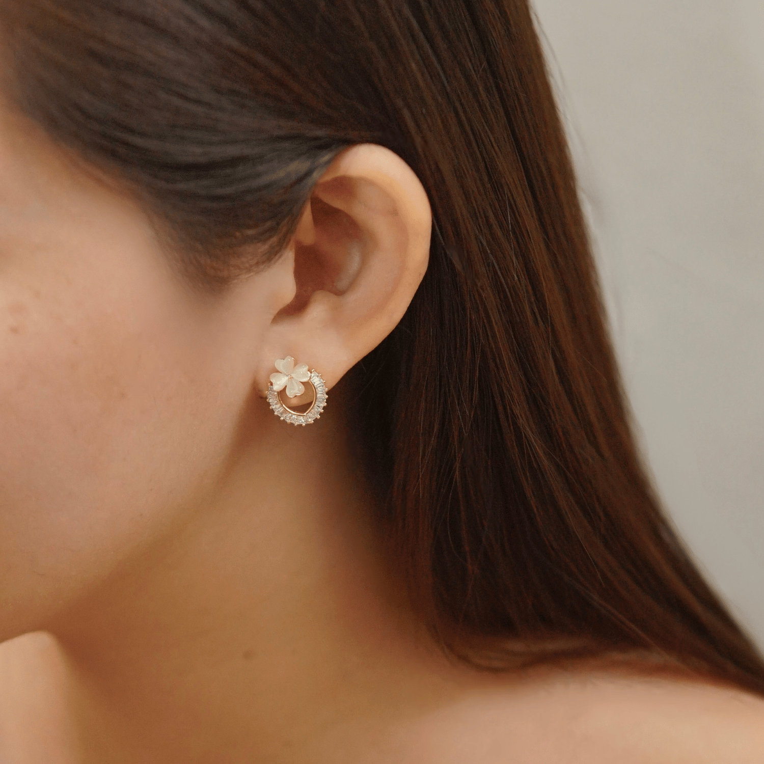 Elliope, Emeline, Evalina, Eisther, Erich & Erin Earrings in Gold