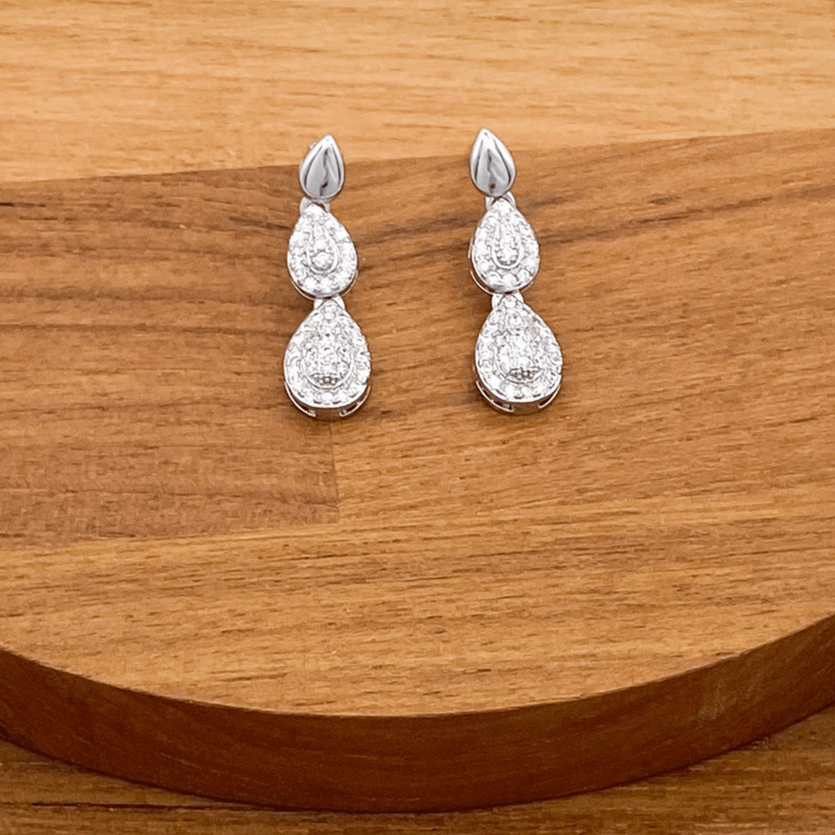 Galiwyn Set in Rhodium