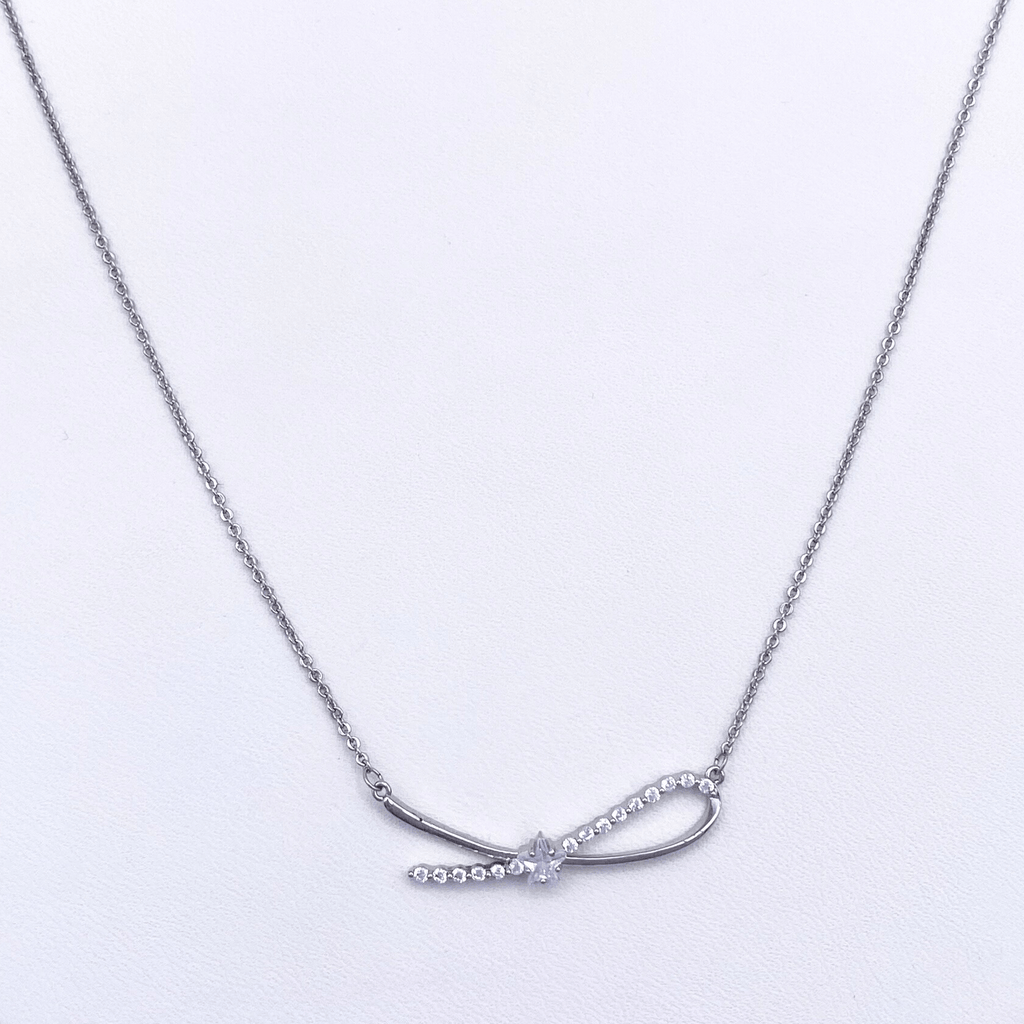 Haelith Necklace in Rhodium
