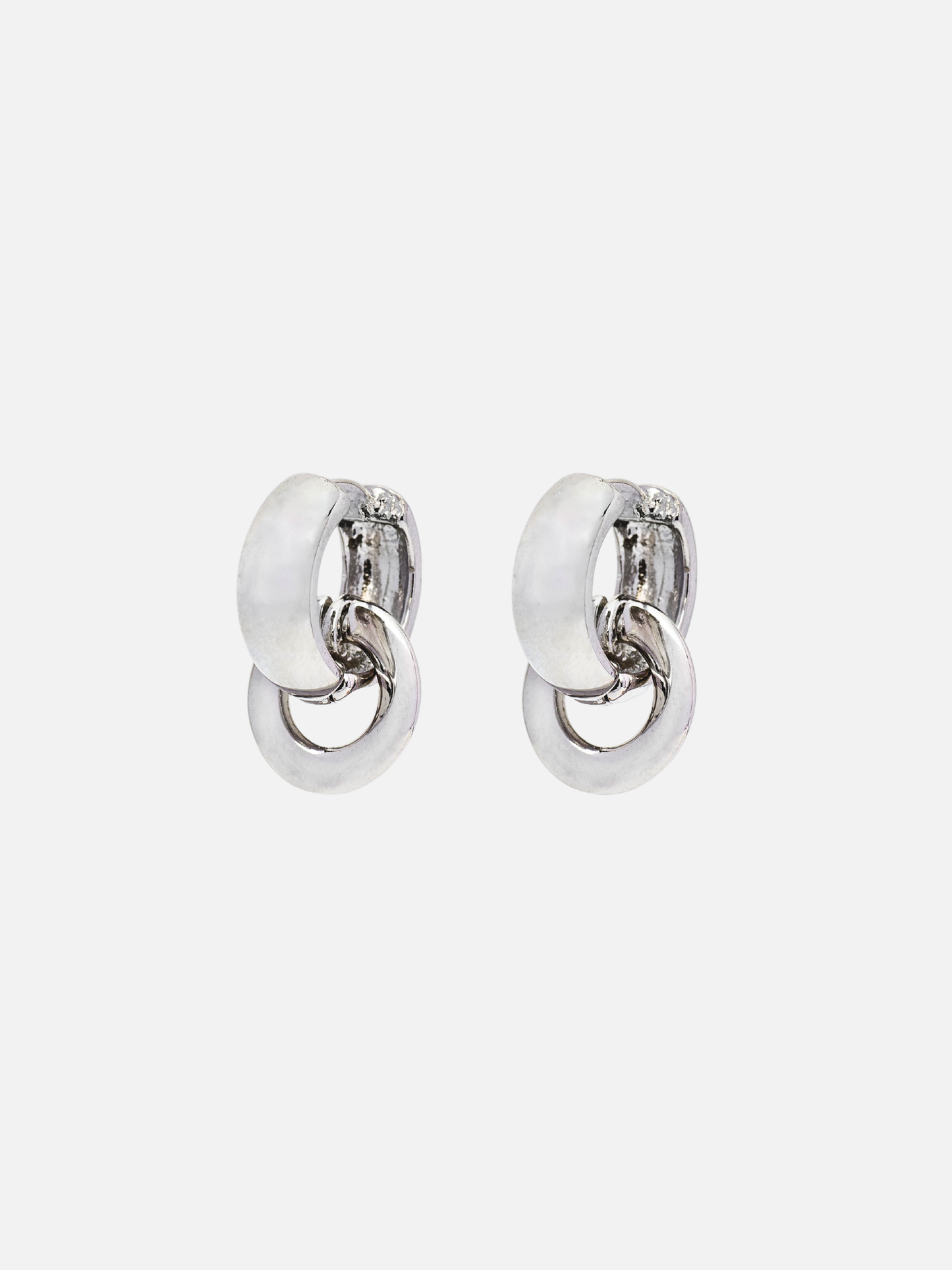 haisley hoops in rhodium